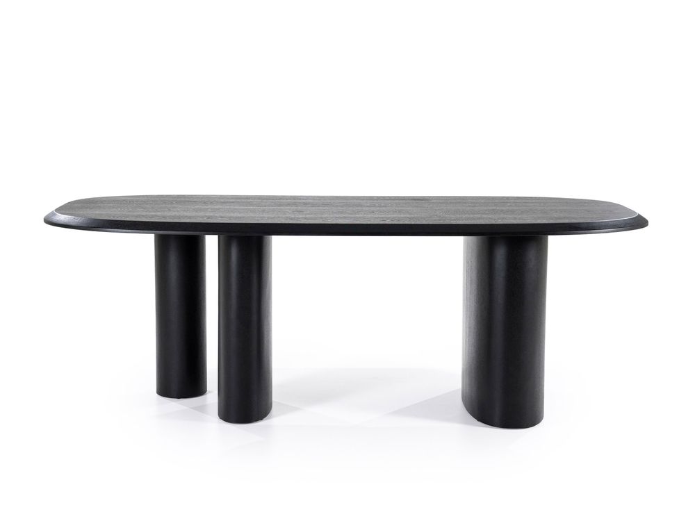 Eettafel WALTER - Zwart ELO 95980