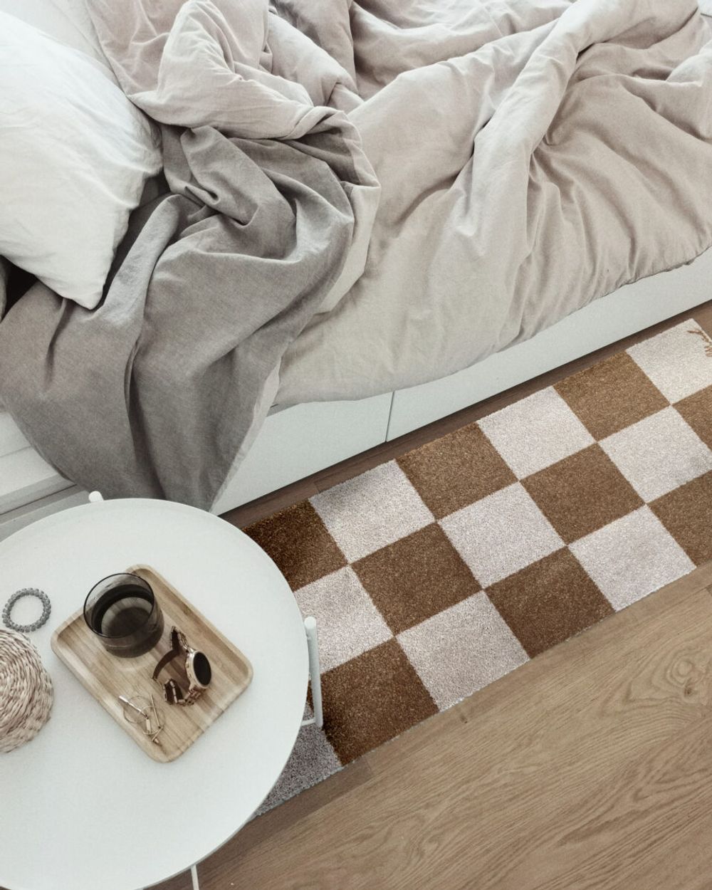 Tapijt PASCAL - Wit / bruin MAM-1-000055