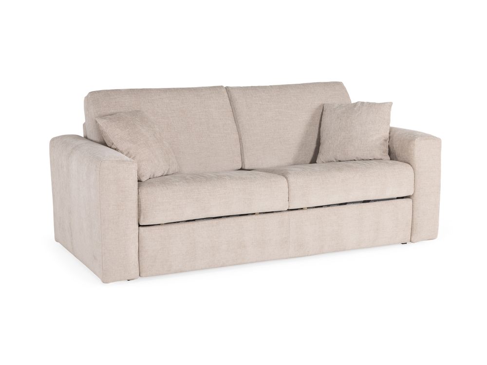 Zetelbed incl. matras SQUARE - Botticelli Cream DSL SQ ZB-B-BC02