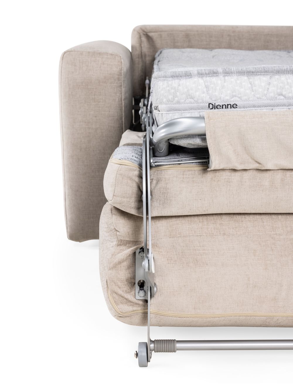 Zetelbed incl. matras SQUARE - Botticelli Cream DSL SQ ZB-B-BC02