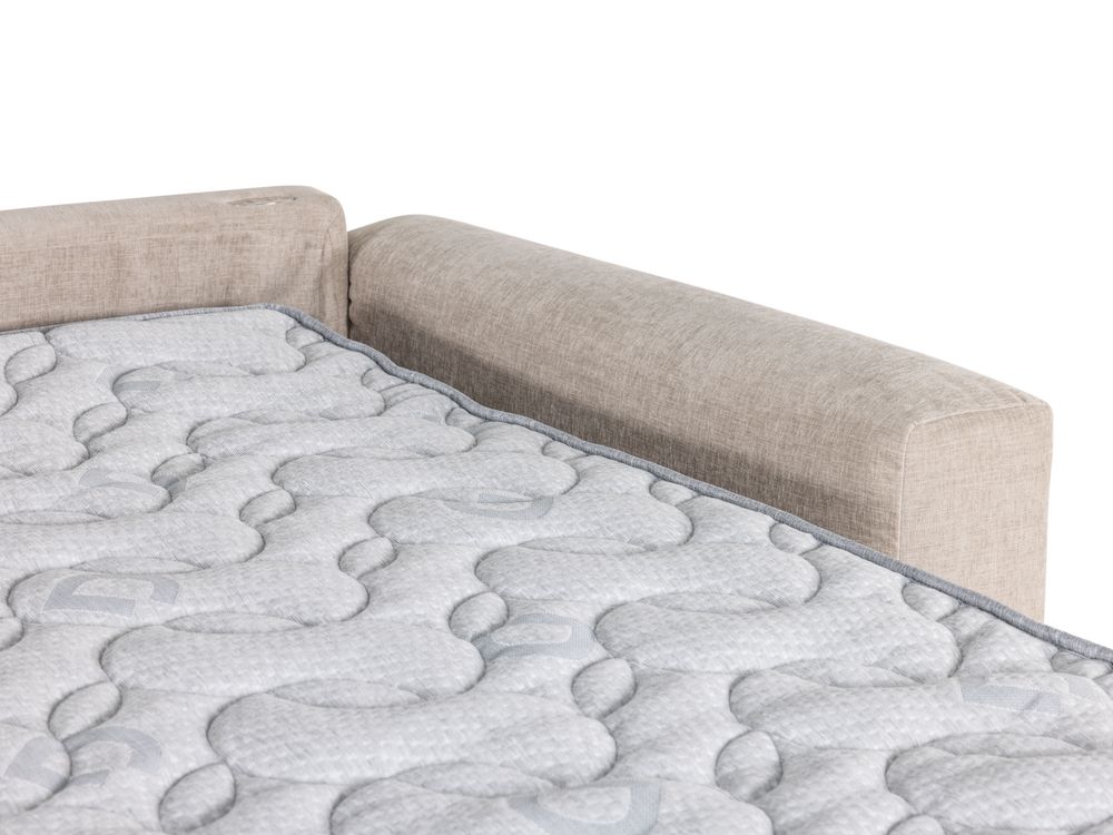 Zetelbed incl. matras SQUARE - Botticelli Cream DSL SQ ZB-B-BC02