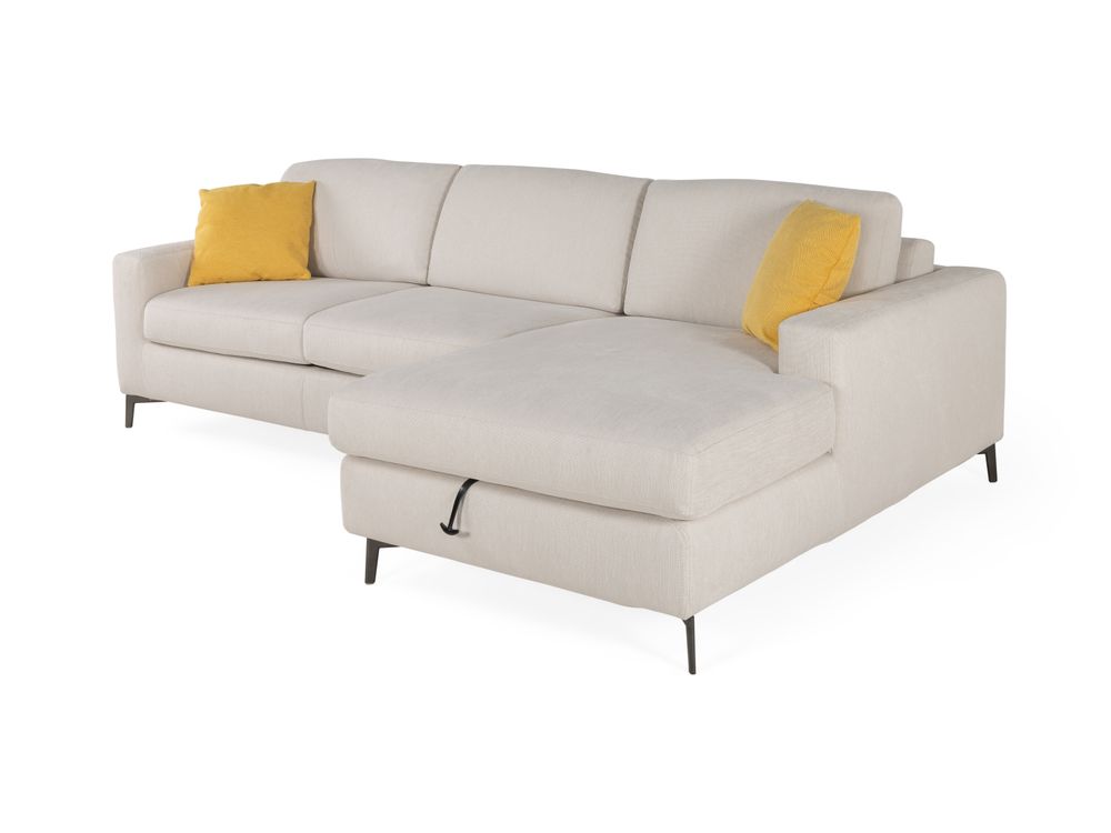 Zetelbed met opbergruimte LISBONA - Beige C-DSL-LI-ZB1