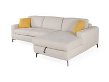 Zetelbed met opbergruimte LISBONA - Beige C-DSL-LI-ZB1