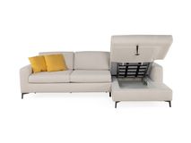 Zetelbed met opbergruimte LISBONA - Beige C-DSL-LI-ZB1