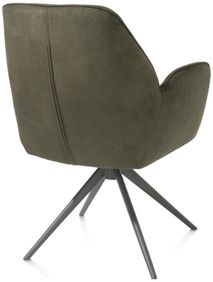 Draaibare armstoel BELL - Mosgroen HEH 48847MGN