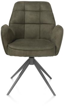 Draaibare armstoel BELL - Mosgroen HEH 48847MGN