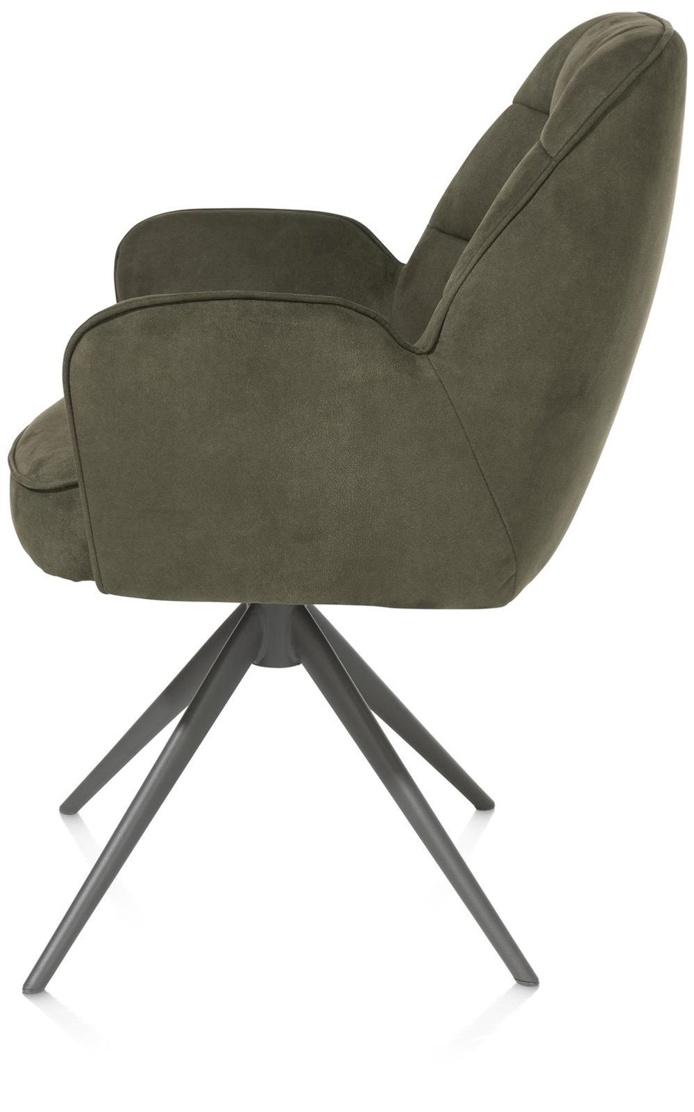 Draaibare armstoel BELL - Mosgroen HEH 48847MGN
