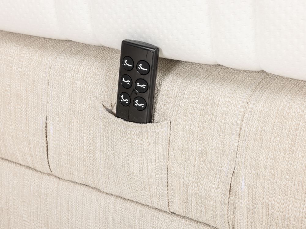 Elektrische boxspring medium BE CHILL - Beige C-RVR BCH BXE180-M