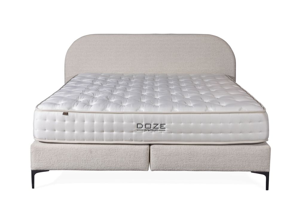 Boxspring SOFIA incl. matras DOZE - Beige C-SFD-38-52-BX1620-B1064