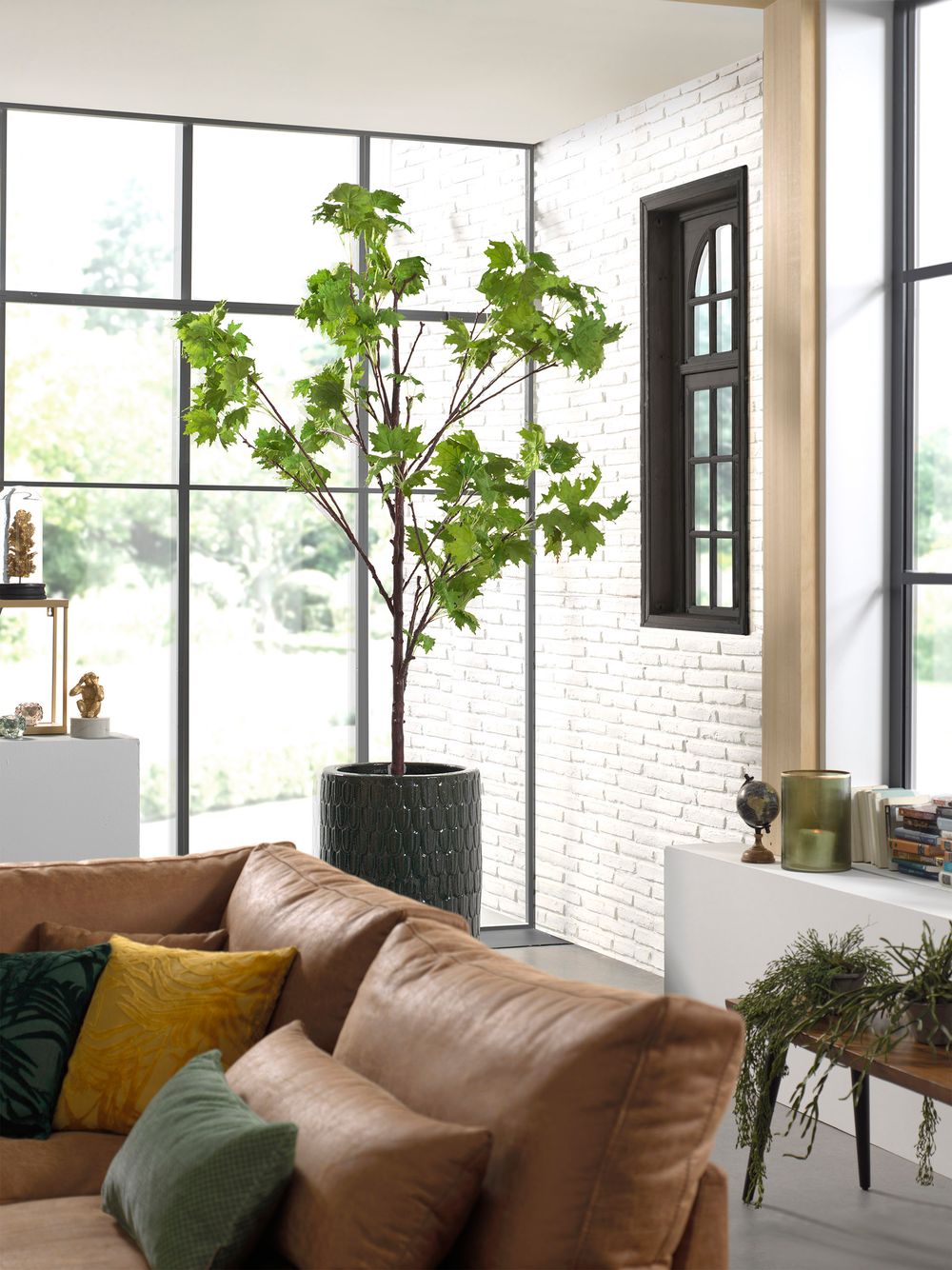 Hoeksalon ELISE - Missouri Cognac C-RIV-44-HKS1