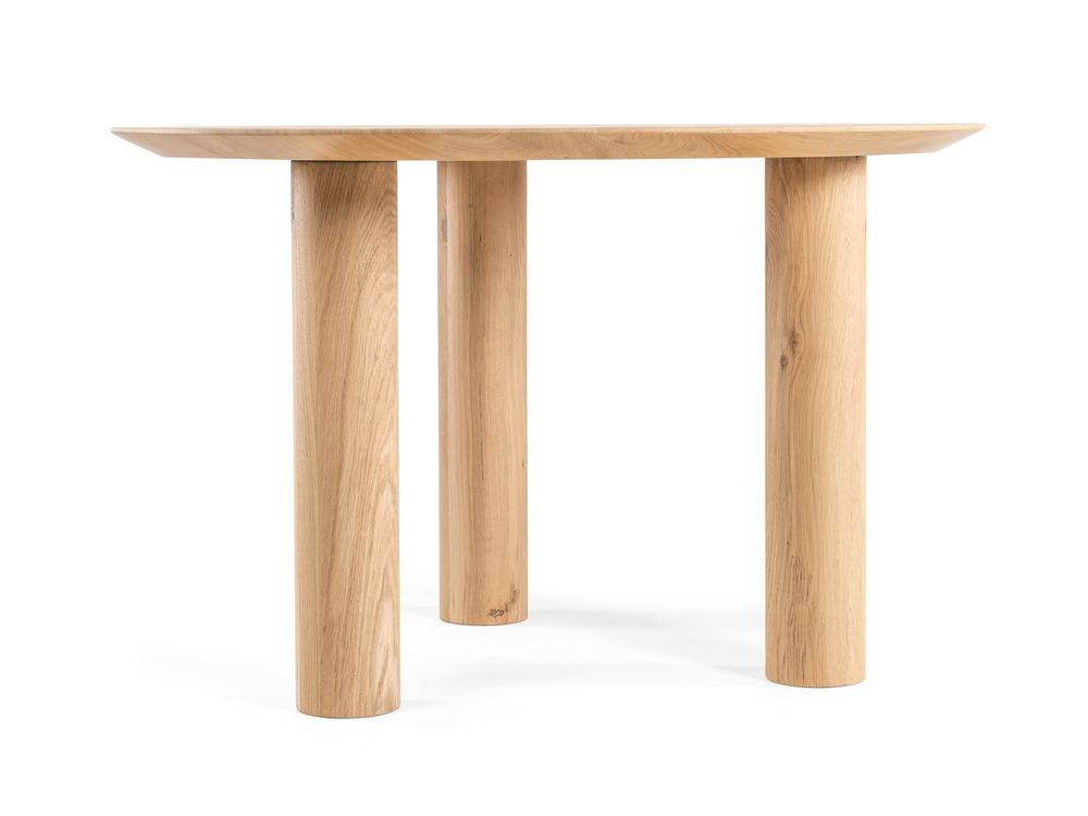 Eetkamertafel TRIO - Eiken Nature White PMP TPY T120-4-ENW