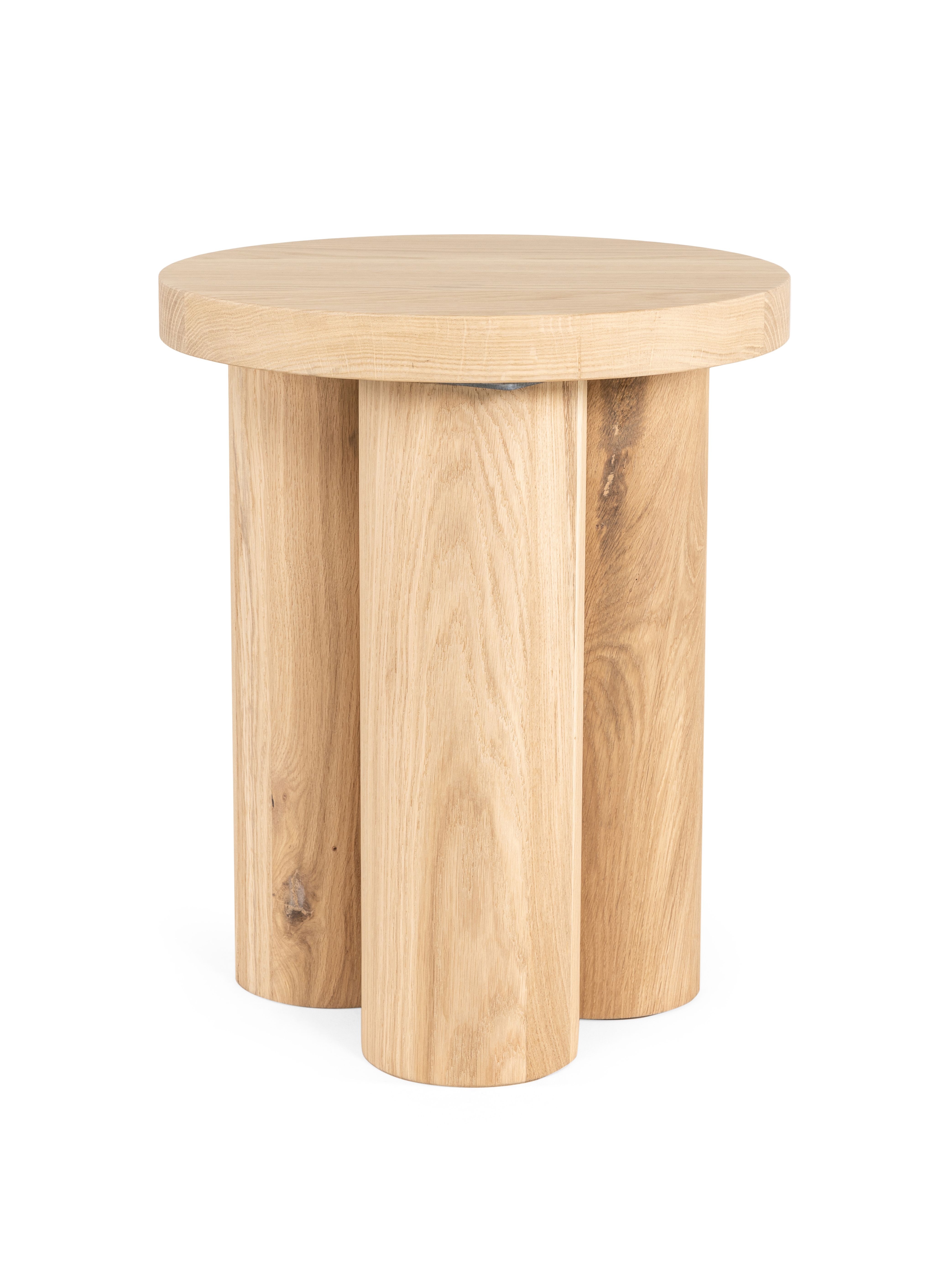 Salontafel TRIPPEL - Eiken Nature White PMP TRP ST-40-ENW