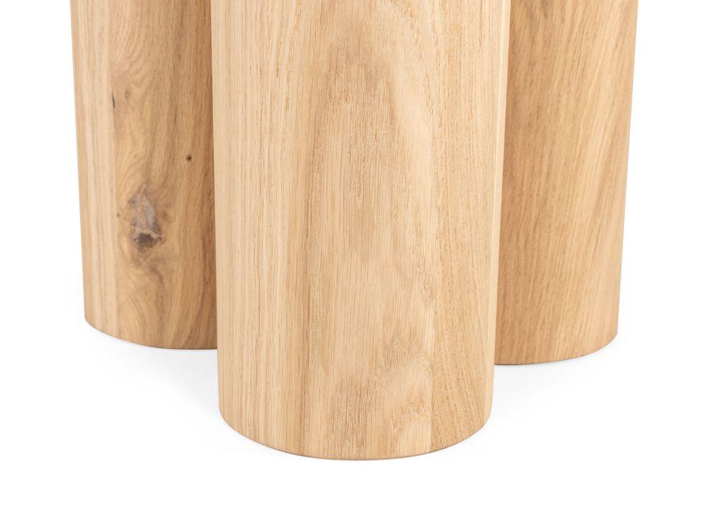 Salontafel TRIPPEL - Eiken Nature White PMP TRP ST-40-ENW