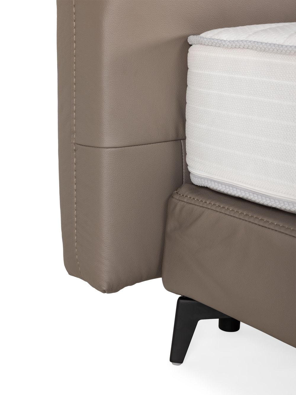 Boxspring PABLO BX - Leder Stone HKL-17-001