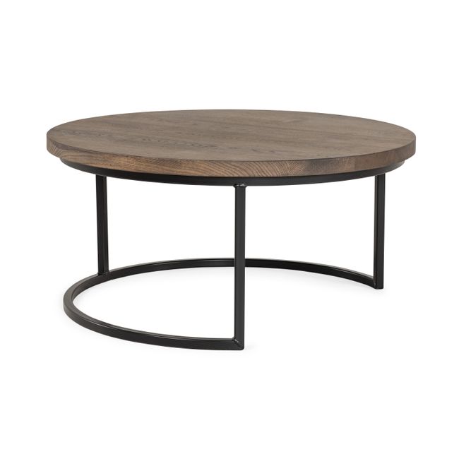 Salontafel TOP ANGUS - Eikenhout Deer Brown