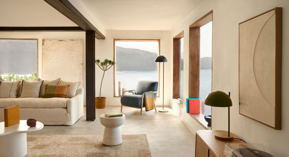 Fauteuil SYLO - Blauw/Essenhout KAV S0900060FG25