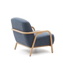 Fauteuil SYLO - Blauw/Essenhout KAV S0900060FG25