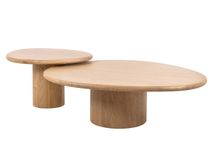 Set van 2 salontafels OAKLEY - Eikenhout RMD 7882