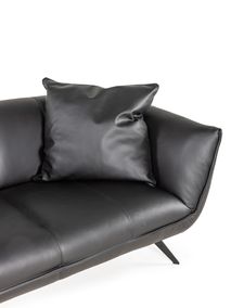 2-zit PALERMO - Zwart leder HTL-19-000038-520E