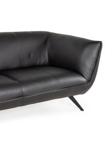 2-zit PALERMO - Zwart leder HTL-19-000038-520E