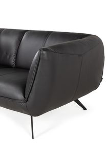 2-zit PALERMO - Zwart leder HTL-19-000038-520E