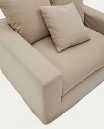 Fauteuil NORA - Taupe KAV S84111AX85