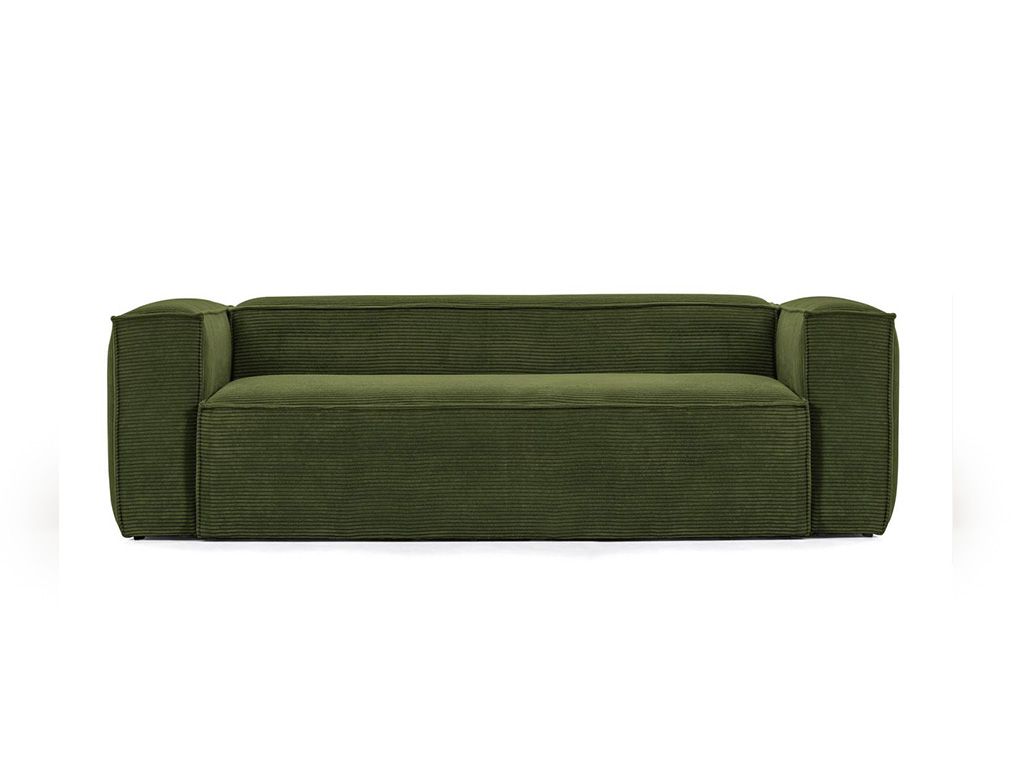 3-zit BLOK - Groen corduroy