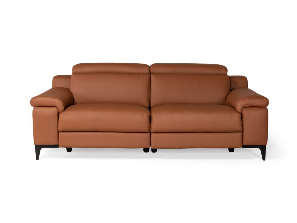 3-zit zetel met 2 elektr. relaxen LIPARI - Cognac  C-CAL-132-HKS-10-363BC
