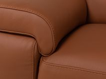 3-zit zetel met 2 elektr. relaxen LIPARI - Cognac  C-CAL-132-HKS-10-363BC