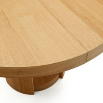 Uitschuifbare ronde tafel ARTIS - Eikenfineer KAV T0300024MM40