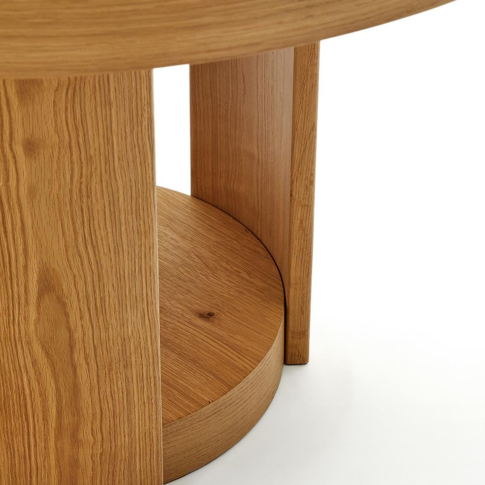 Uitschuifbare ronde tafel ARTIS - Eikenfineer KAV T0300024MM40