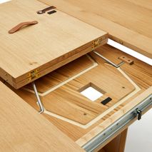 Uitschuifbare ronde tafel ARTIS - Eikenfineer KAV T0300024MM40