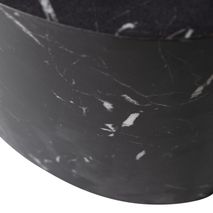 Bijzettafel QUINT - Zwarte marmerlook DEE 377428-Z