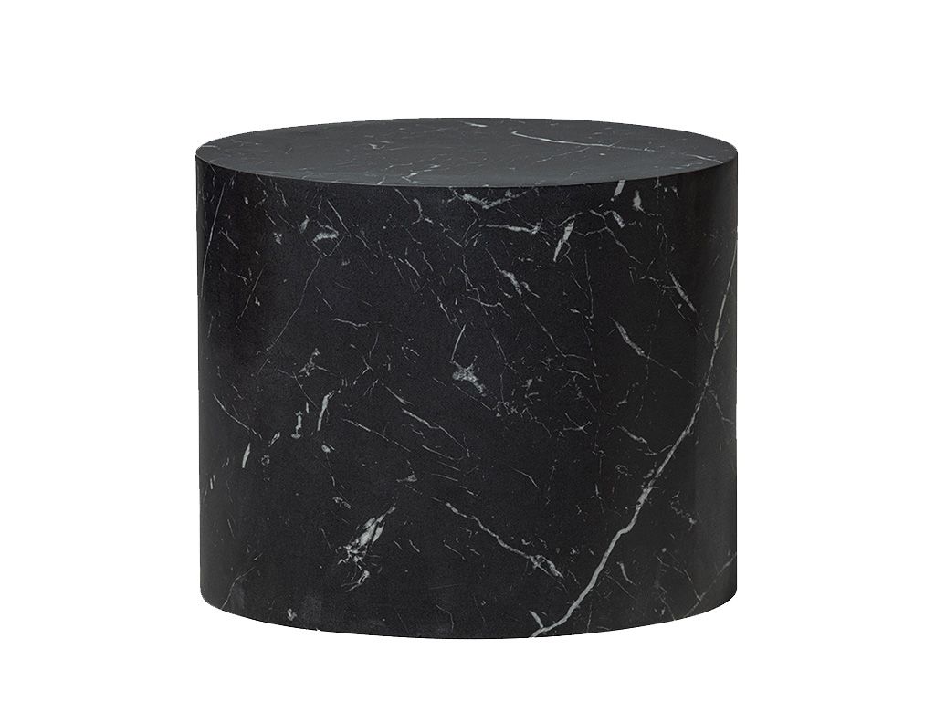 Bijzettafel QUINT - Zwarte marmerlook DEE 377429-Z