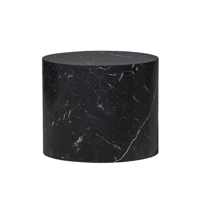Bijzettafel QUINT - Zwarte marmerlook