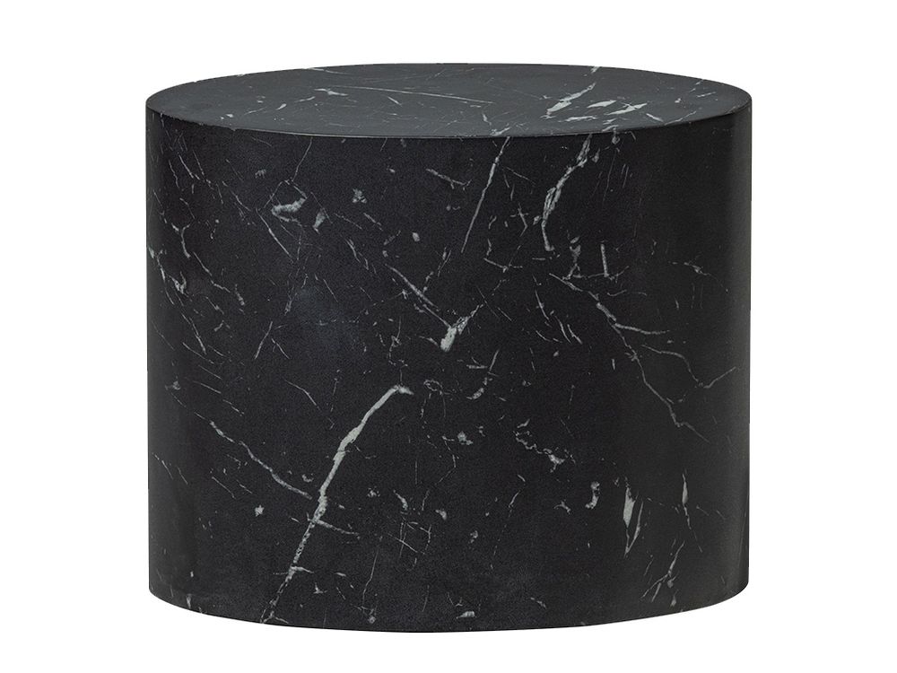 Bijzettafel QUINT - Zwarte marmerlook DEE 377428-Z