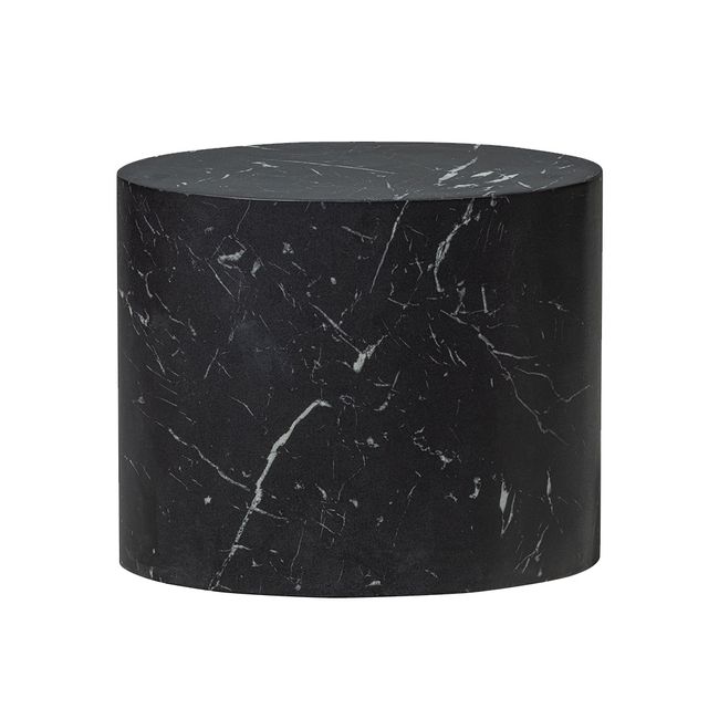 Bijzettafel QUINT - Zwarte marmerlook