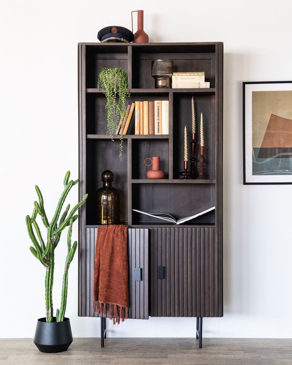 Boekenkast REMI - Mangohout ELO 95732