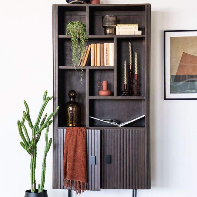 Boekenkast REMI - Mangohout