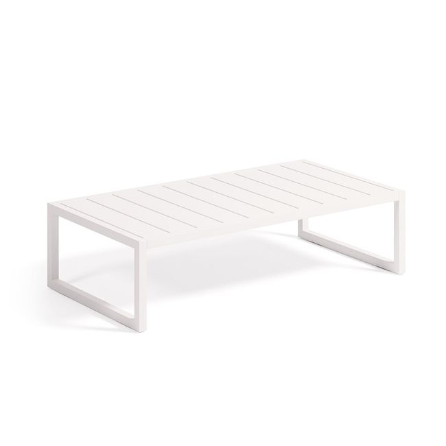 Salontafel COMOVA, zwart aluminium.