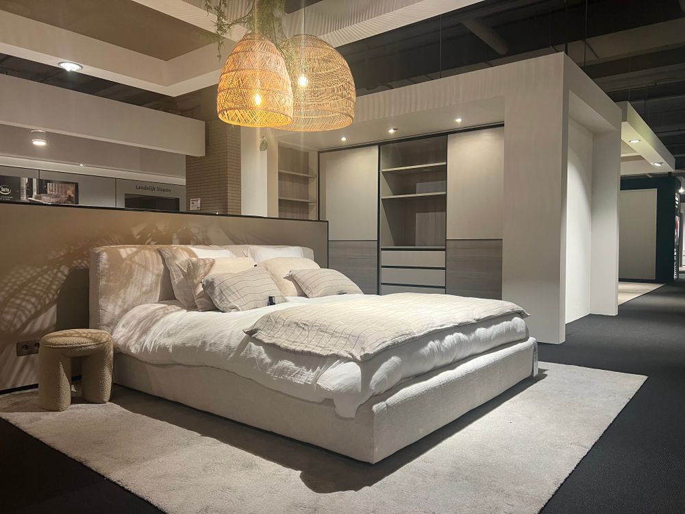 Bedkader SHABBY 180 x 200 cm - Wit FUR-19-000003-A-AC