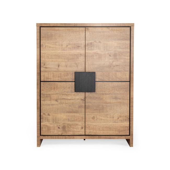 Wandkast PROVESANO - Mangohout look