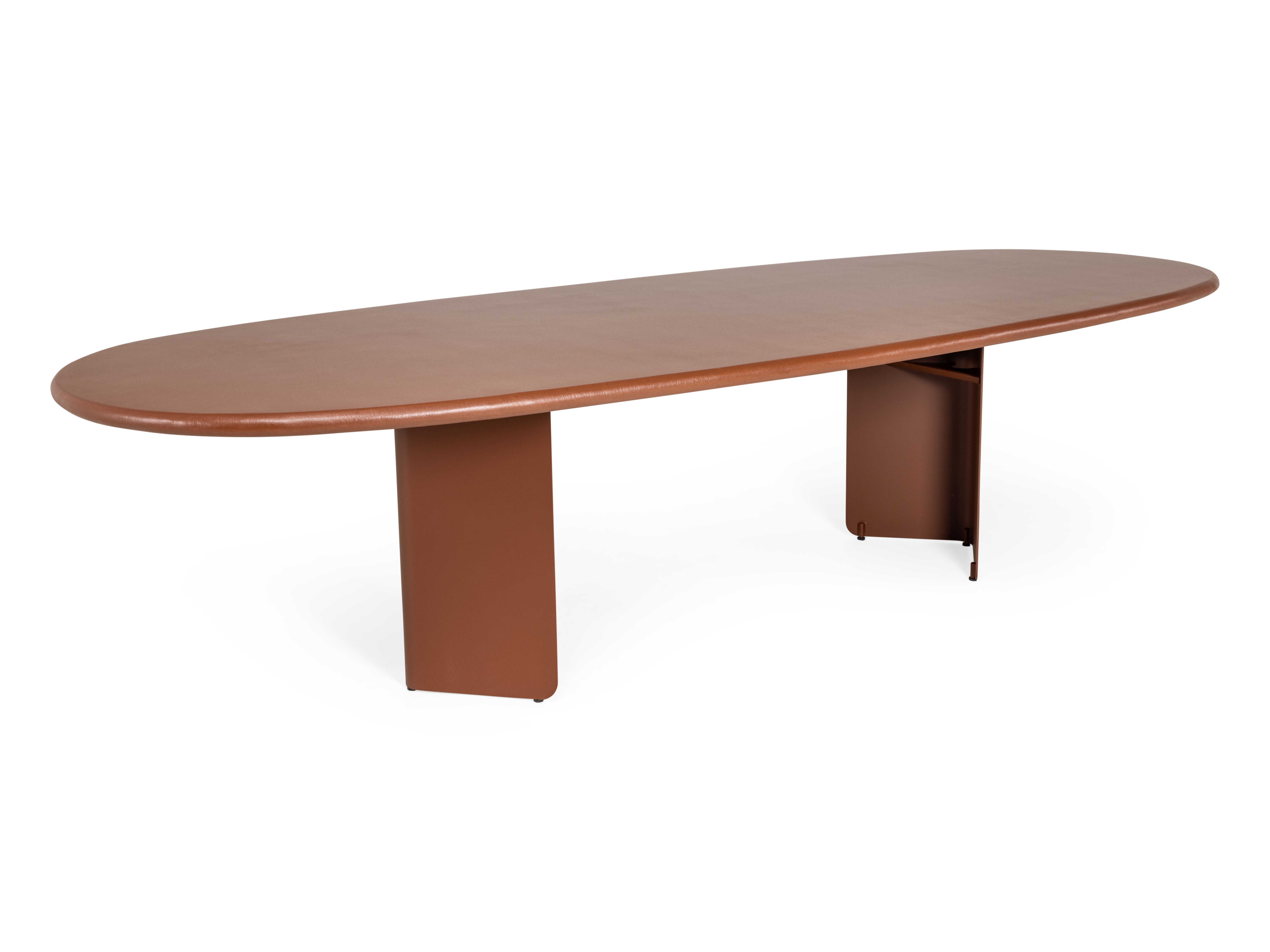Ovale eetkamertafel TON SUR TOOON - Terracotta