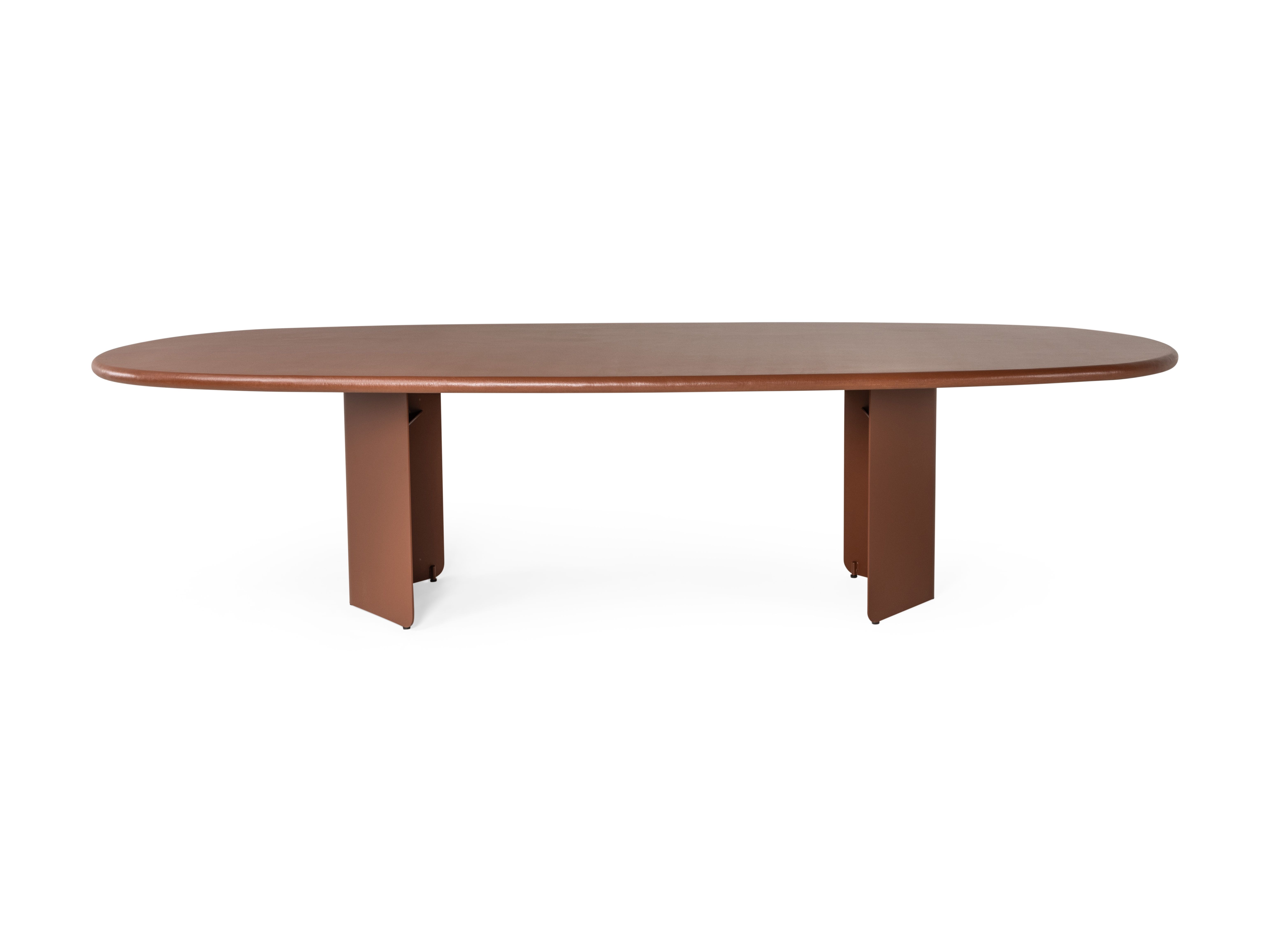 Ovale eetkamertafel TON SUR TOOON - Terracotta