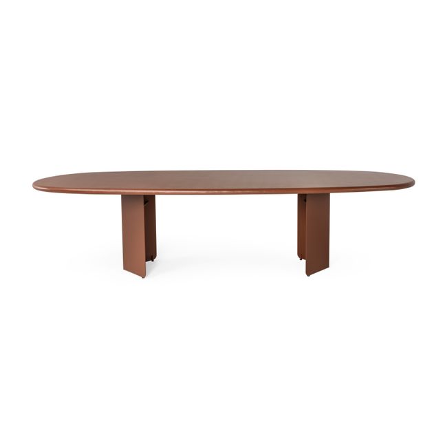 Ovale eetkamertafel TON SUR TOOON - Terracotta