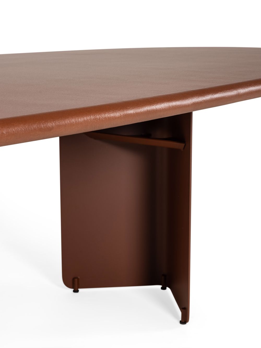 Ovale eetkamertafel TON SUR TOOON - Terracotta TOO-2-001