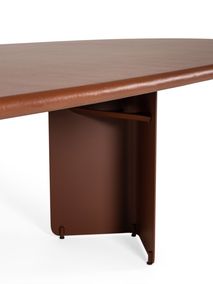 Ovale eetkamertafel TON SUR TOOON - Terracotta TOO-2-001