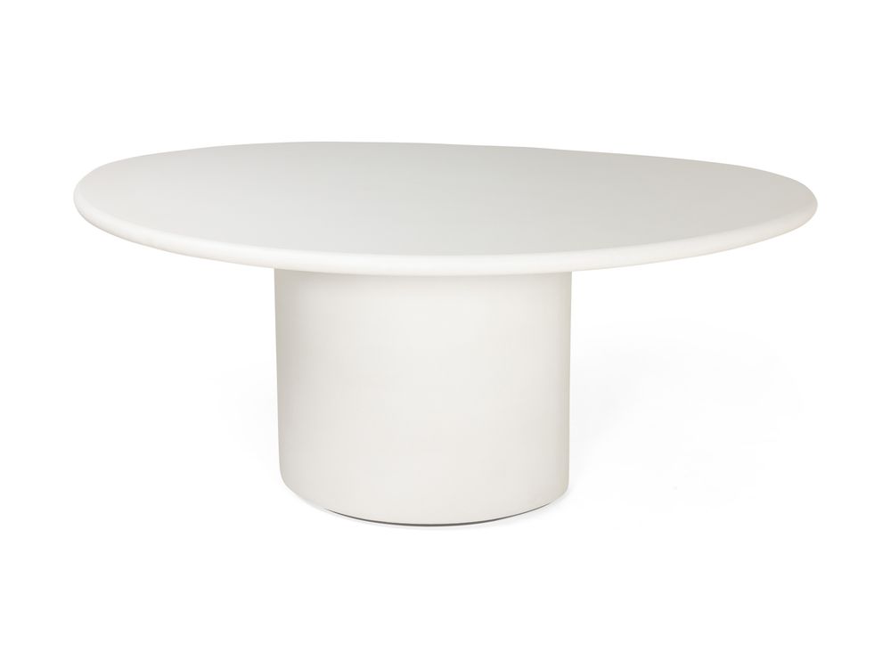 Kei-vormige tafel TON SUR TOOON - Wit TOO-4-001
