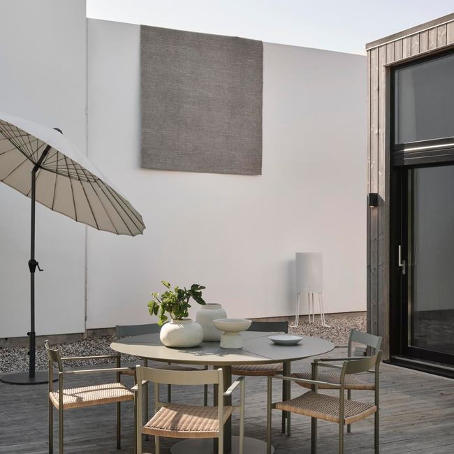 Tuinstoel DK - Nordic Green/Natuur