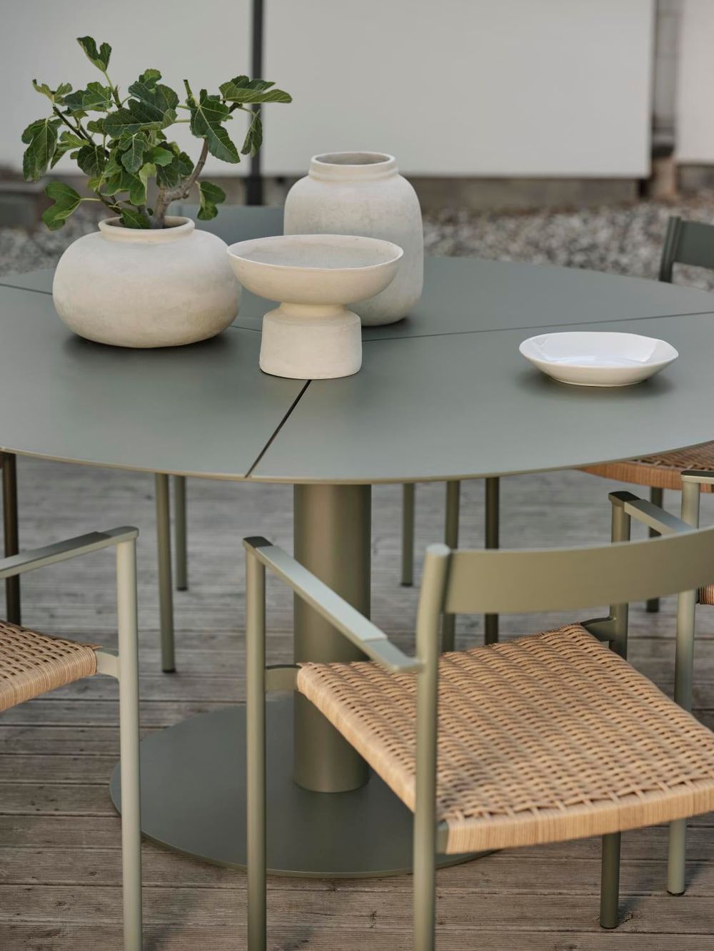 Tuinstoel DK - Nordic Green/Natuur BRF-4-000002